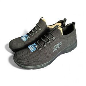 Skechers Summits Top Player Charcoal Knit Sneakers sz 9.5 wide fit sz 9.5 nwb